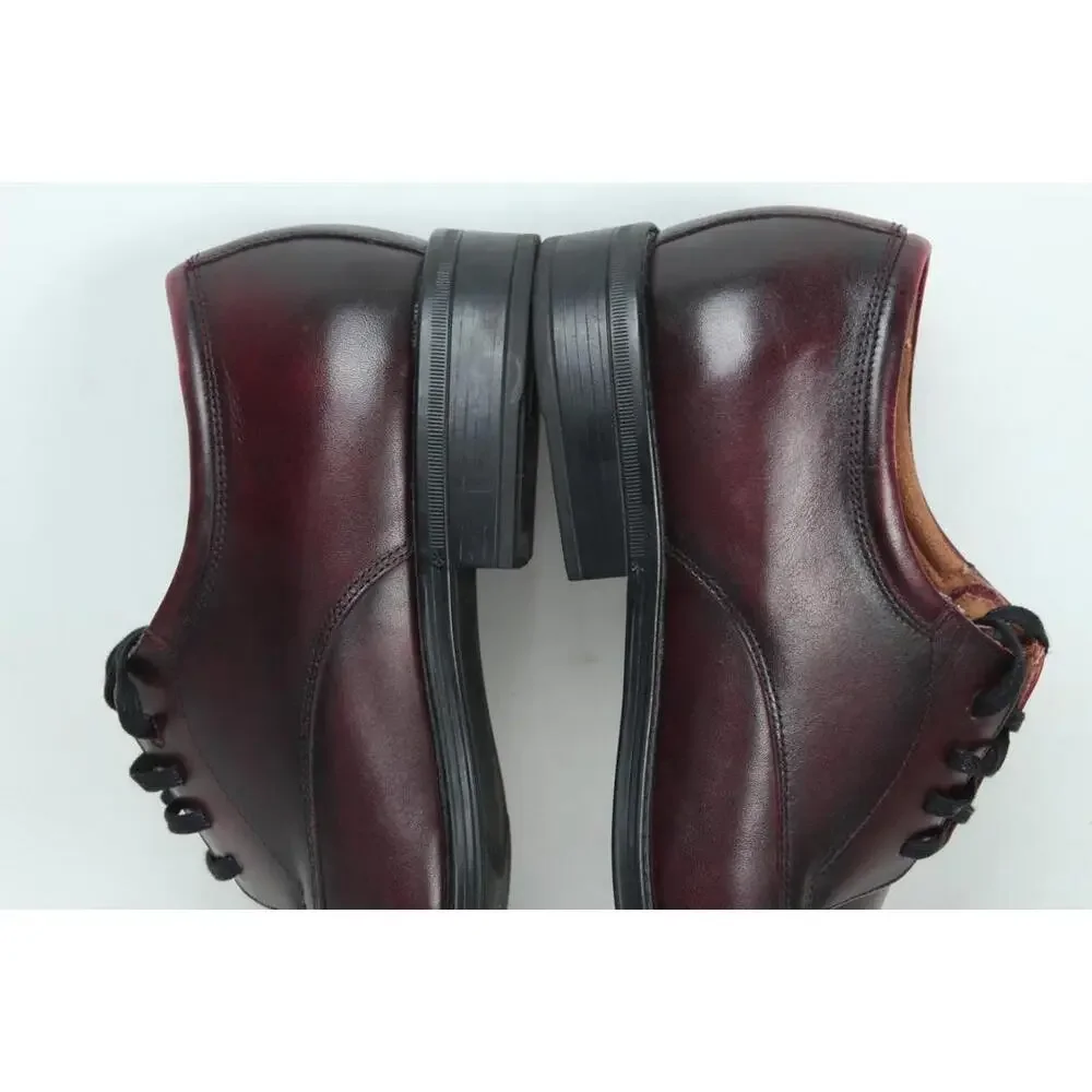 Florsheim Lexington Dress Shoes Burgundy Cap Toe Oxford Size 9.5 D